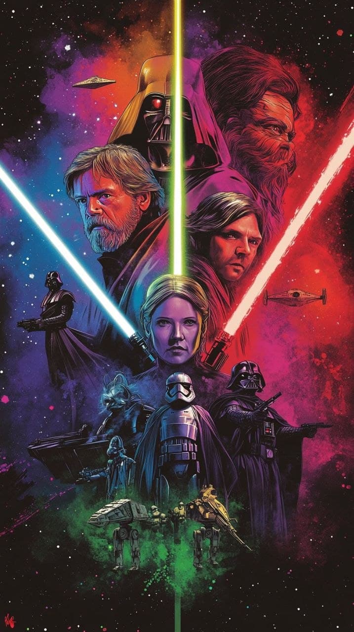 The Mandalorian Saga HD Digital Wallpaper - Free Download