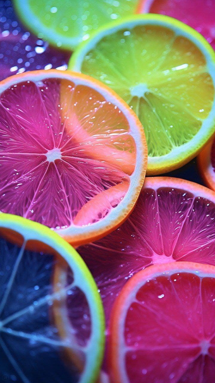 Vibrant Orange Slices - Free Digital Wallpapers for Android, HarmonyOS & iOS