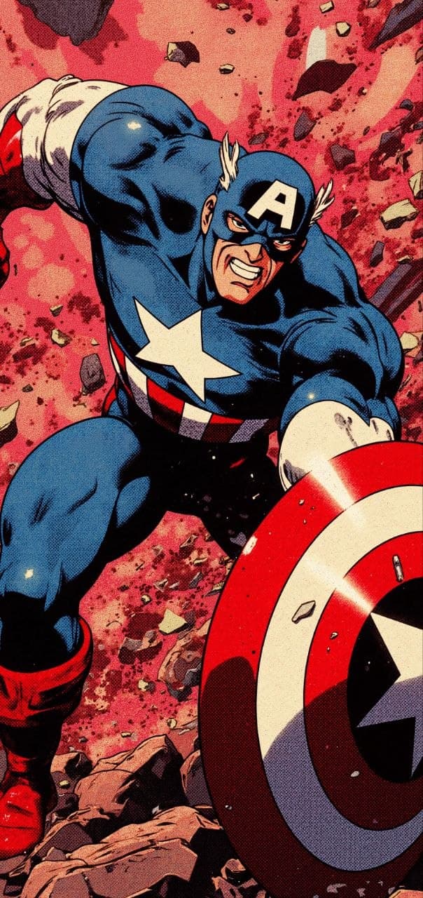 Epic Captain America Digital Wallpapers - Free Download